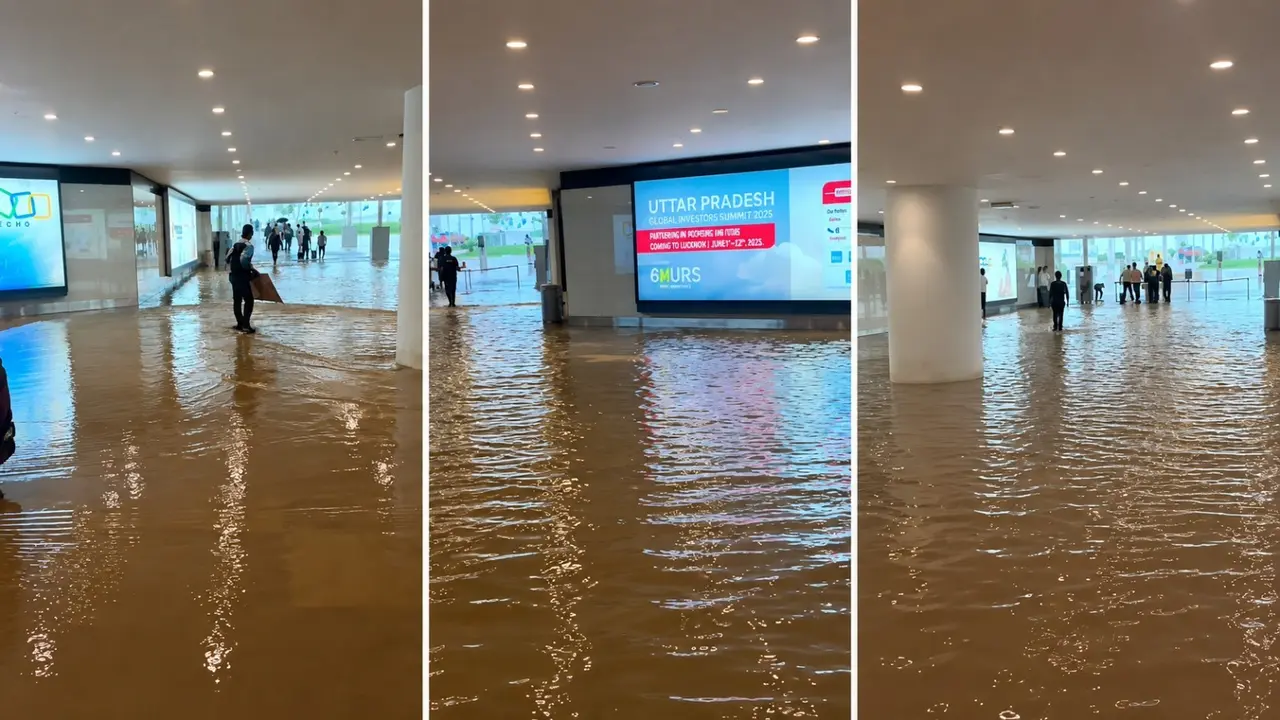 New Airport, Same Problem? Waterlogging at Noida Airport Triggers Online Storm and Political Debate | WATCH New Airport, Same Problem? Waterlogging at Noida Airport Triggers Online Storm and Political Debate | WATCH