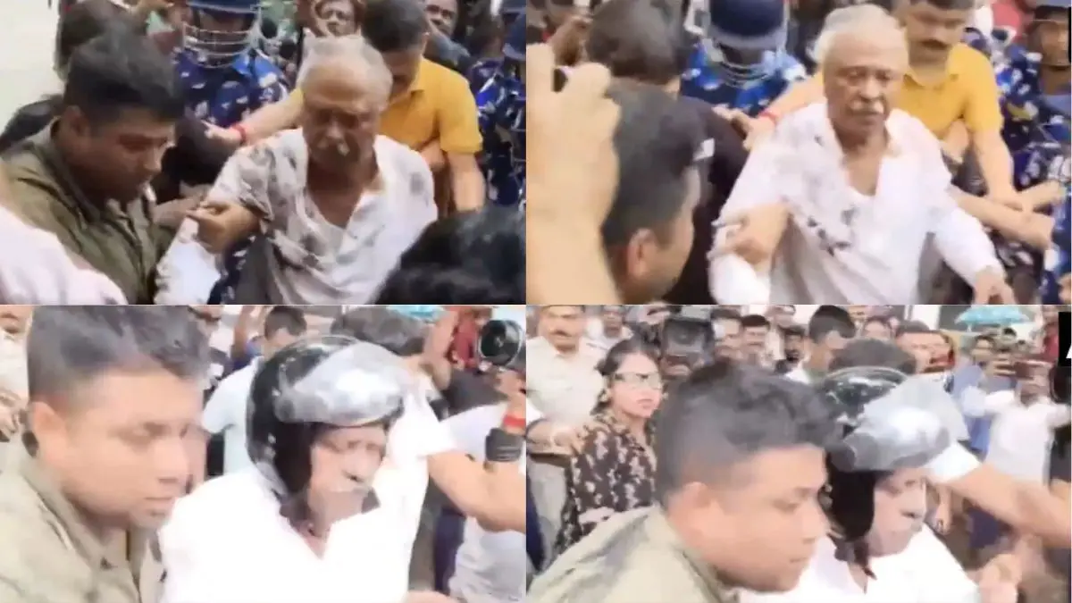 आरजी कर रेप-मर्डर केस में गिरफ्तार पूर्व TMC विधायक निर्मल घोष पर फूटा लोगों का गुस्सा, भीड़ ने कर दी पिटाई; फेंके अंडे और कीचड़ Nirmal Ghosh r.g. kar rape case