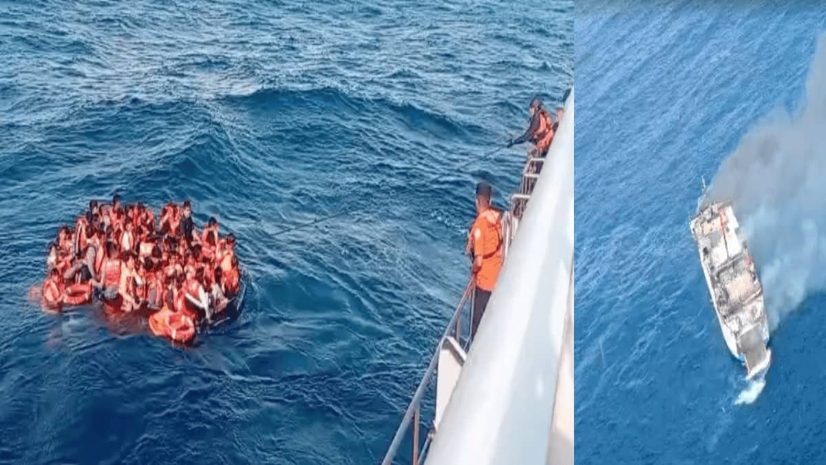 One Dead, 172 Rescued After Indonesian Ferry From Bali Catches Fire