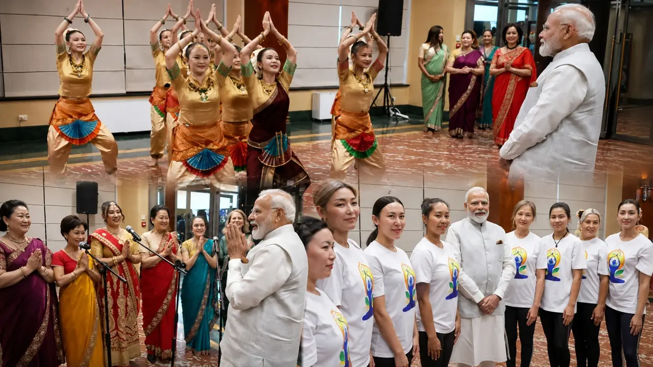 बिश्केक पहुंचते ही पीएम मोदी का हुआ जोरदार स्वागत, भारतीय समुदाय ने योग और डांस से समां बांधा; SCO समिट में हिस्सा लेंगे प्रधानमंत्री PM Modi in Kyrgyzstan Bishkek