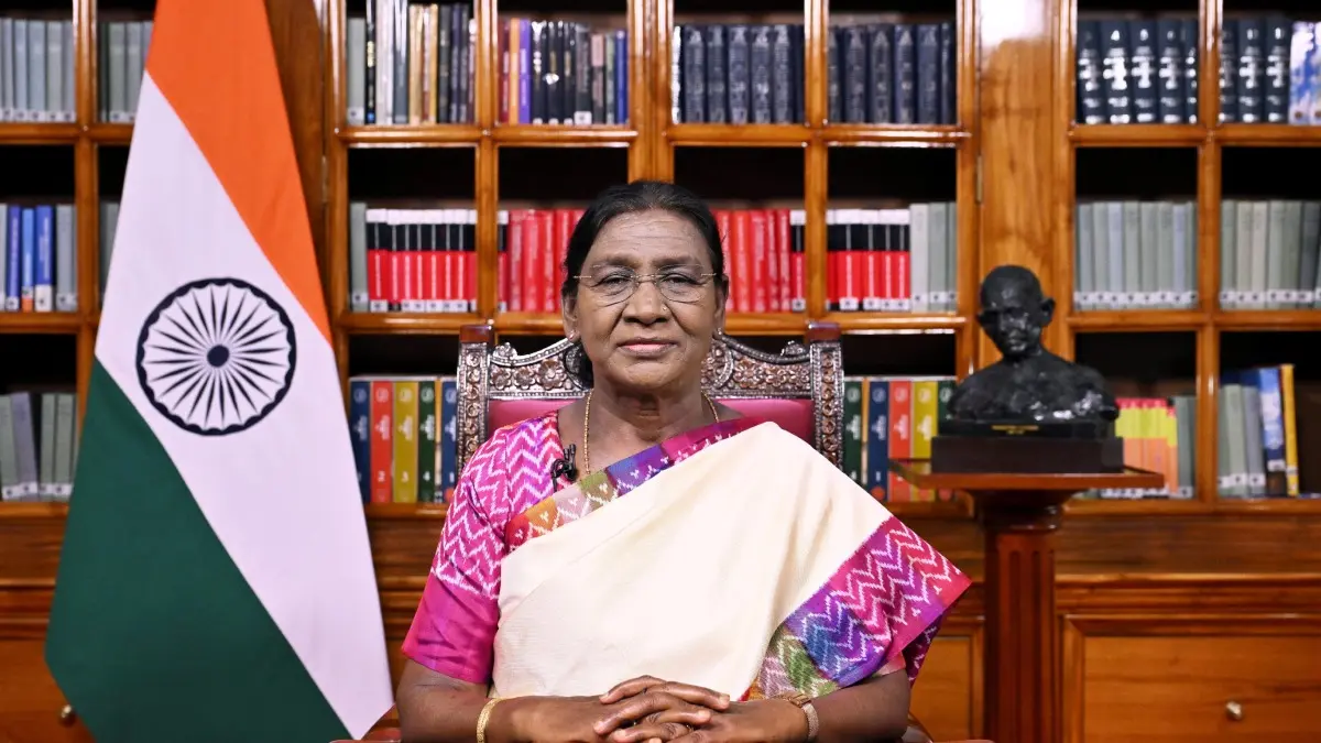 President Droupadi Murmu Lauds India's Women CWG Gold Medalists On Eve Of Independence Day President Droupadi Murmu addresses the nation