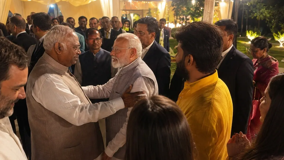‘Priyanka ji, How Are You?’: PM Modi’s Warm Greetings to Cong MP, Friendly Banter with Kharge Win Praise Online ‘Priyanka ji, How Are You?’: PM Modi’s Warm Greetings to Cong MP, Friendly Banter with Kharge Win Praise Online