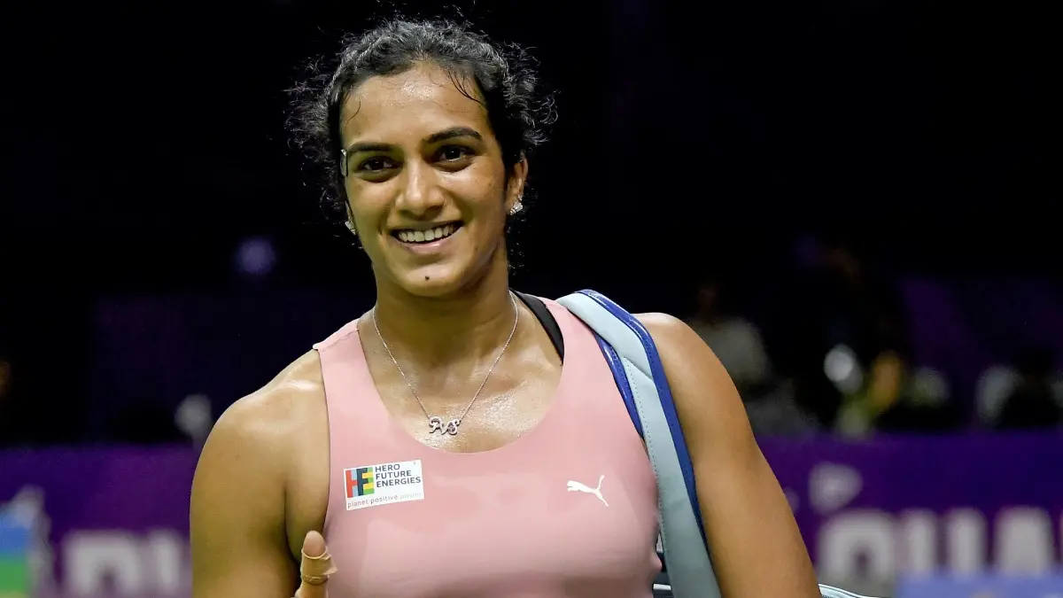 BWF World Championships 2026: Ayush Shetty, PV Sindhu Advance To Pre-quarterfinals PV Sindhu poses for a picture