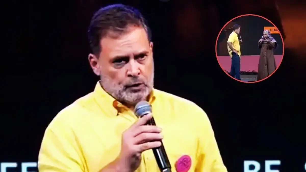मनुस्मृति पर बयान देकर बुरे फंसे राहुल गांधी, बीजेपी ने हिजाब वाला VIDEO पोस्ट कर पूछा सवाल- पितृसत्ता के खिलाफ आपकी लड़ाई... Rahul Gandhi
