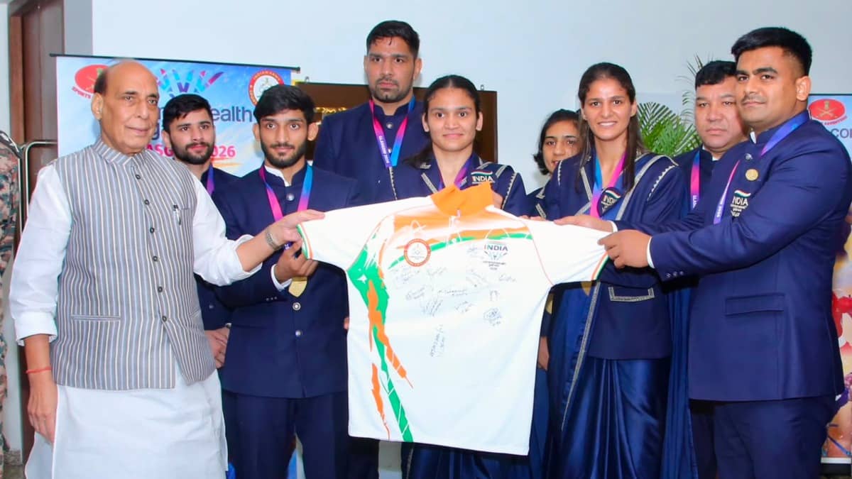 Rajnath Singh Commends Indian Army Contingent for Stellar Sporting Show