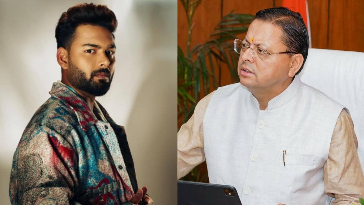 Rishabh Pant CM Dhami