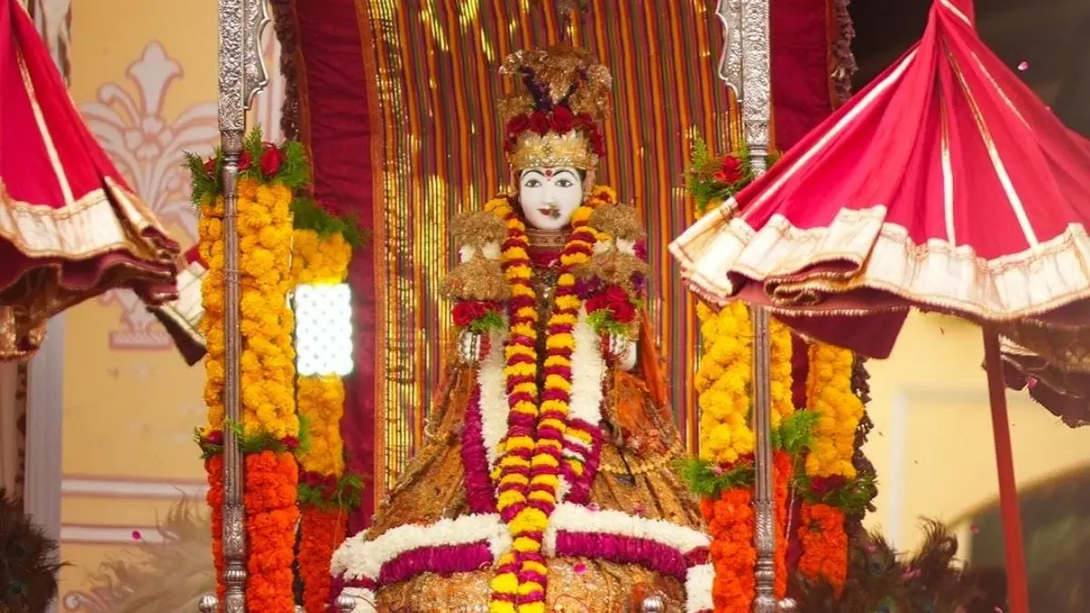 15 अगस्त को त्रिपोलिया गेट से निकलेगी तीज माता की शाही सवारी, 175 लोक कलाकारों के साथ दिखेगा पूरा राजस्थान का लोक वैभव royal procession of Teej Mata will set out from Tripolia Gate on August 15 grandeur Rajasthan 175 folk artists