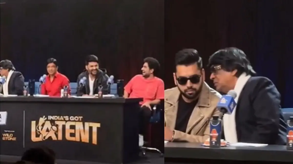 Samay Raina के शो India's Got Latent 2 में 'शक्तिमान' की सरप्राइज एंट्री! कपिल और सुनील पाल लगाएंगे कॉमेडी का तड़का? VIDEO VIRAL samay-raina-indias-got-latent-2-video-viral-shaktiman-aka-mukesh-khanna-sunil-pal-kapil-sharma spotted in the episode