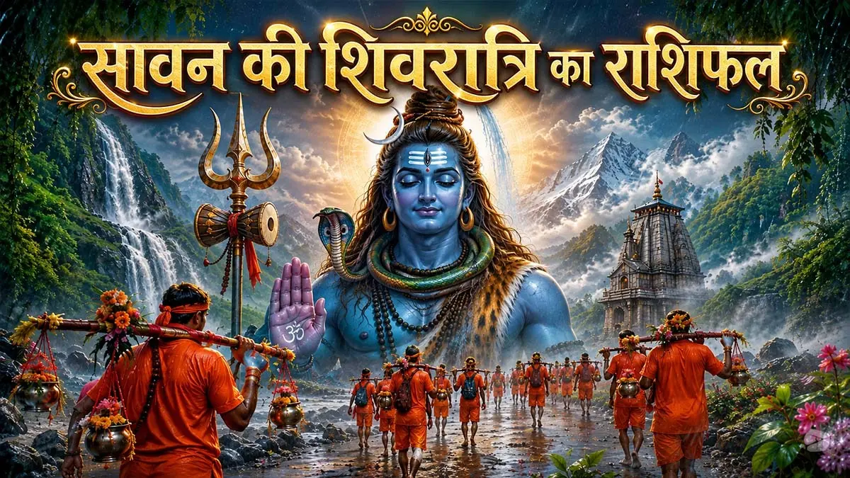 Aaj Ka Rashifal: सावन की शिवरात्रि पर बन रहा है दुर्लभ चतुर्ग्रही योग, जानिए आपके जीवन में क्या प्रभाव पड़ेगा savan shivratri rashifal
