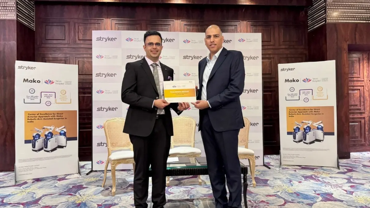 Stryker and Dr. Rohit Luthra Collaborate on Robotic Direct Anterior Hip Replacement Centre in Pune Stryker and Dr. Rohit Luthra Collaborate on Robotic Direct Anterior Hip Replacement Centre in Pune