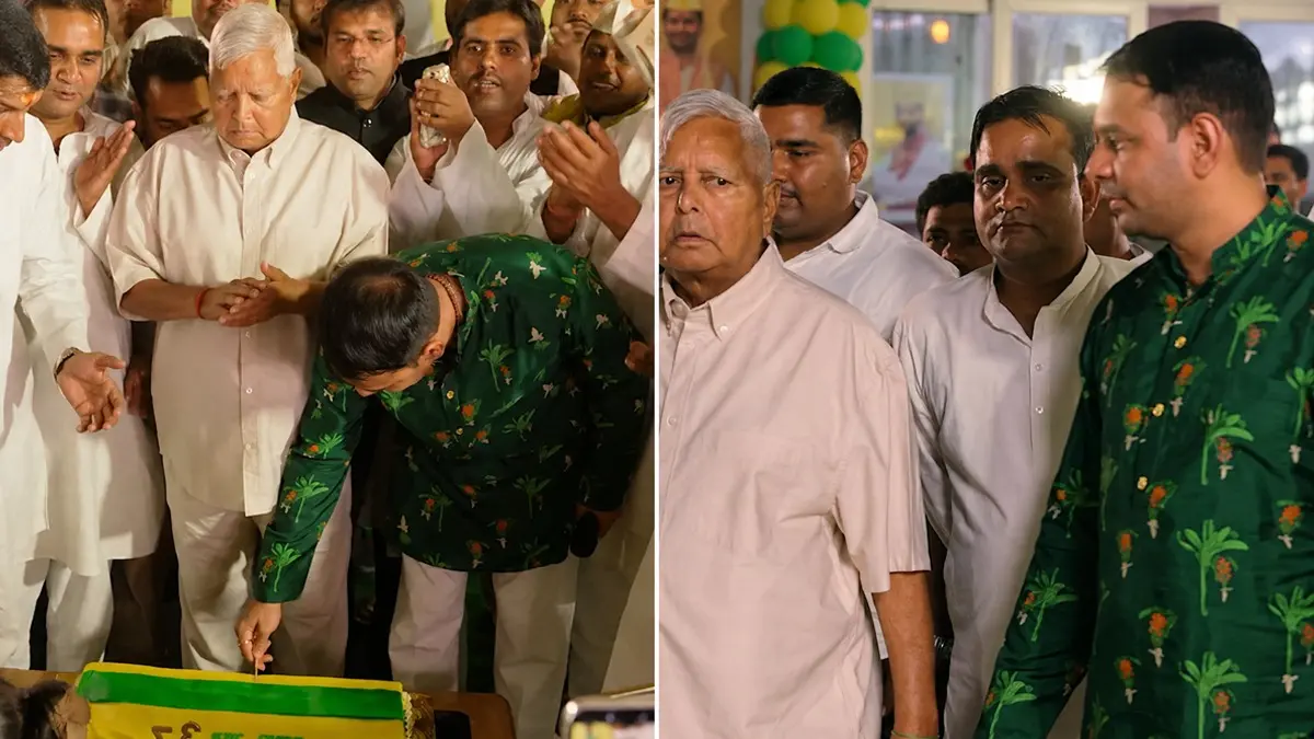 'मेरे जन्मदिन पर पिता ने आशीर्वाद...', लालू यादव को देखते ही चहके तेज प्रताप, अपने इमोशंस पर नहीं रख पाए काबू- VIDEO Tej Pratap Yadav Lalu Yadav