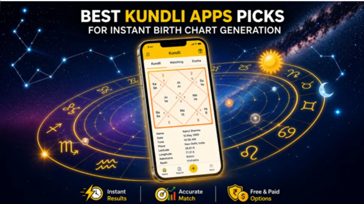 Top 8 Best Kundli Apps for Instant Birth Chart Generation Top 8 Best Kundli Apps for Instant Birth Chart Generation