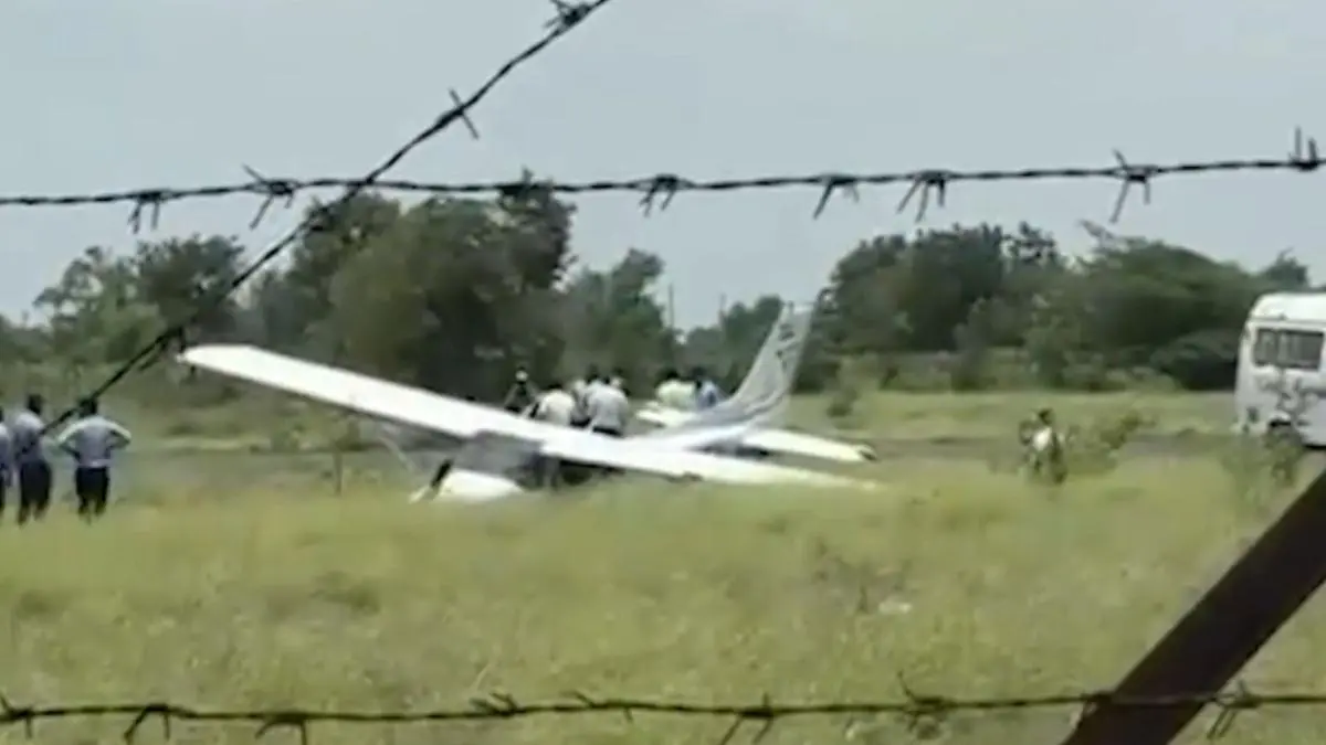 Trainer Aircraft Crashes At Baramati Airport, Second Incident Since Ajit Pawar's Fatal Crash Trainer Aircraft Crashes At Baramati Airport, Second Incident Since Ajit Pawar's Fatal Crash