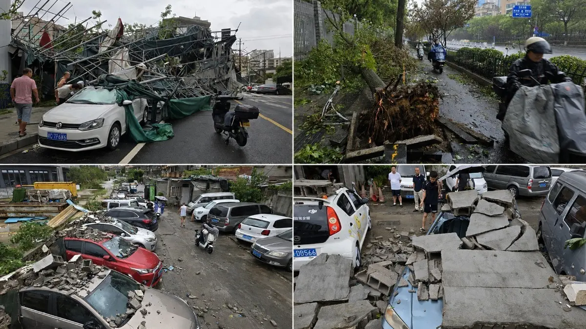 Tropical Storm Dolphin Causes Flooding in Eastern China Tropical Storm Dolphin Causes Flooding in Eastern China
