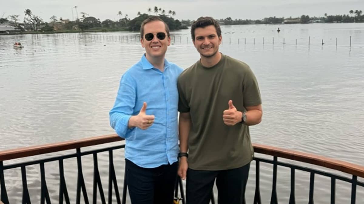 Trump's Son-in-law Takes a Rainy Ride On a Houseboat in Keralam's Alappuzha