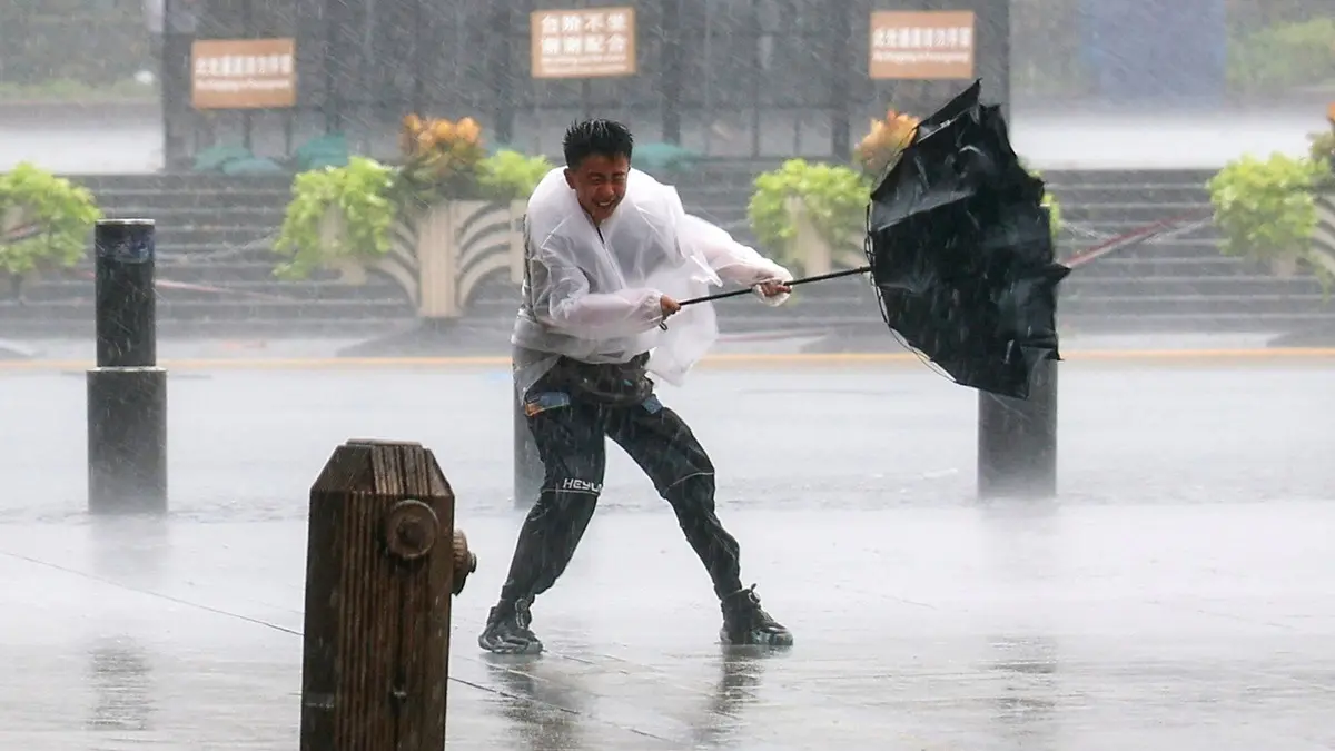 Typhoon Dolphin Hits China’s East Coast; 3 Lakh Evacuated, Shanghai Airports Cancel 1300 Flights Typhoon Dolphin Hits China’s East Coast; 3 Lakh Evacuated, Shanghai Airports Cancel 1300 Flights
