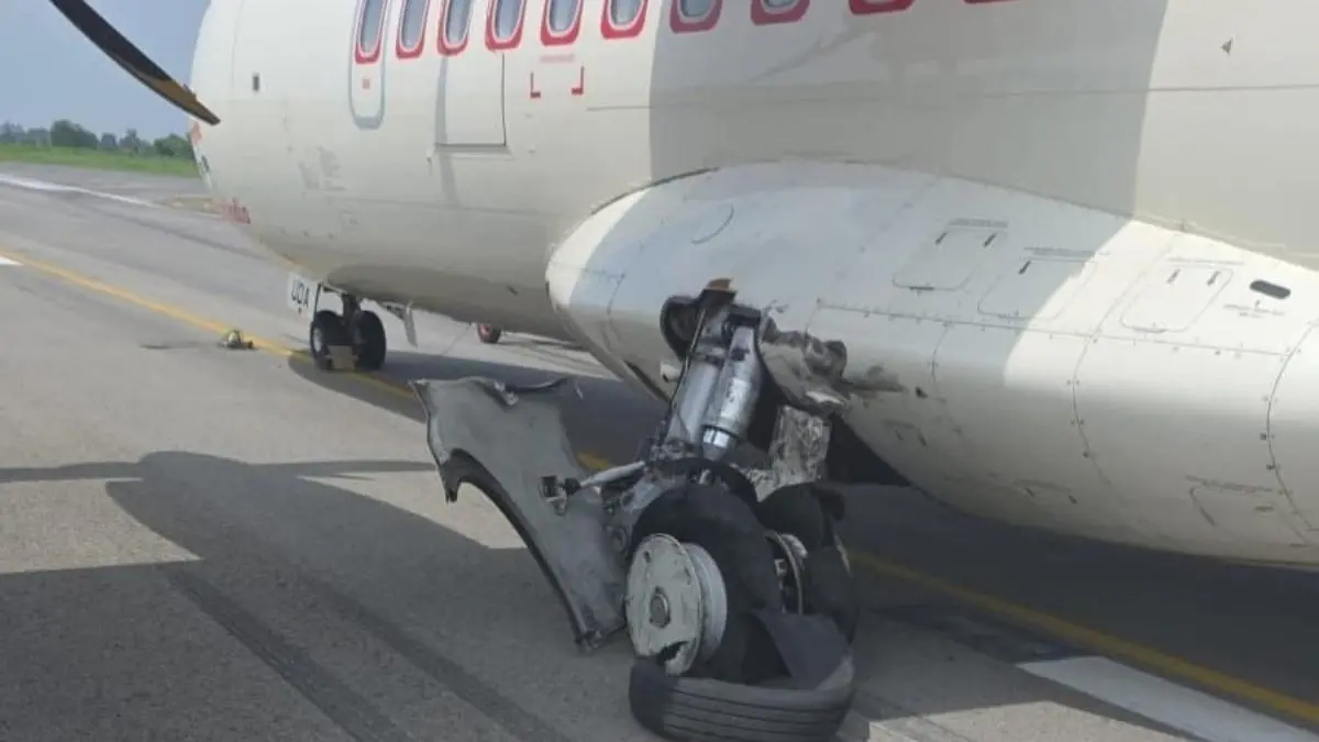 Alliance Air Delhi-Bilaspur Flight Suffers Tyre Burst During Landing, All 41 Onboard Safe Alliance Air Delhi-Bilaspur Flight Suffers Tyre Burst During Landing, All 41 Onboard Safe