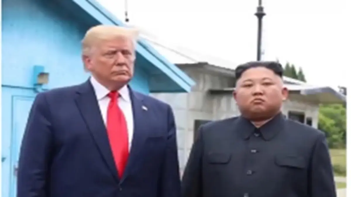 'Unfriendly Look' But We’re Good: Trump Posts Throwback With Kim Jong Un As US-South Korea Drills Nears 'Unfriendly Look' But We’re Good: Trump Posts Throwback With Kim Jong Un As US-South Korea Drills Nears