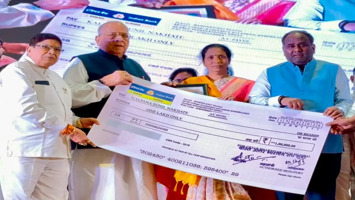 Uttar Bharatiya Sangh Salutes the Brave: Four Martyrs’ Families Honoured on Independence Day Uttar Bharatiya Sangh Salutes the Brave: Four Martyrs’ Families Honoured on Independence Day