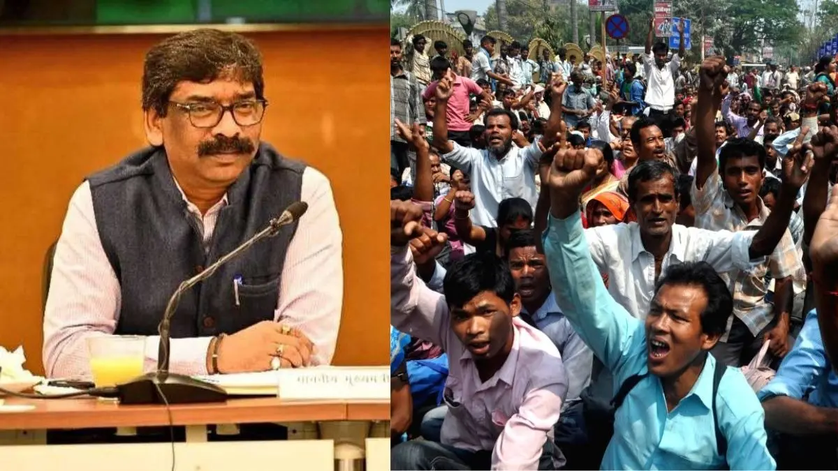 JPSC-JSSC Protest: विरोध प्रदर्शन के बीच CM हेमंत सोरेन छात्रों से बातचीत के लिए तैयार, सरकार के कहने पर वार्ता के लिए बनाई डेलिगेशन की नई टीम विरोध प्रदर्शन के बीच CM हेमंत सोरेन छात्रों से बातचीत के लिए तैयार