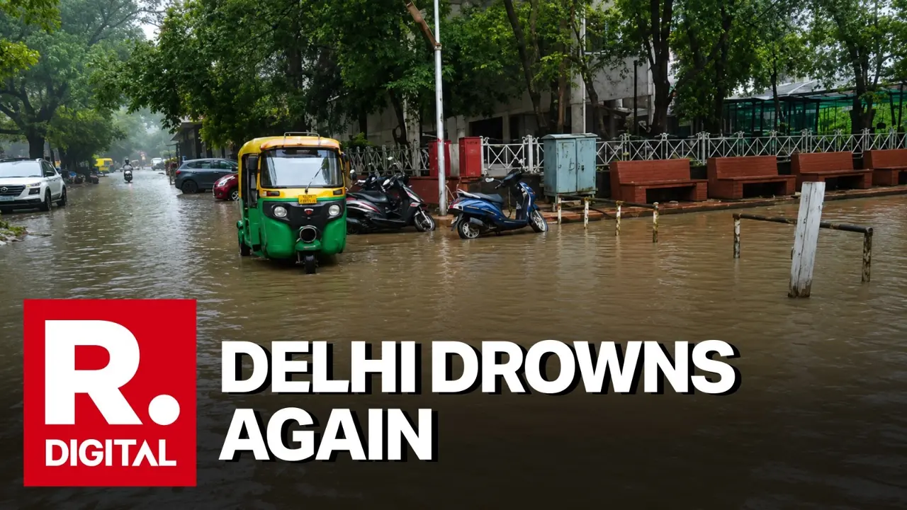 Weather Alert In Delhi: 57.3mm Rain Triggers Traffic Chaos, House Collapses And Waterlogged Streets In National Capital Weather Alert In Delhi: 57.3mm Rain Triggers Traffic Chaos, House Collapses And Waterlogged Streets In National Capital