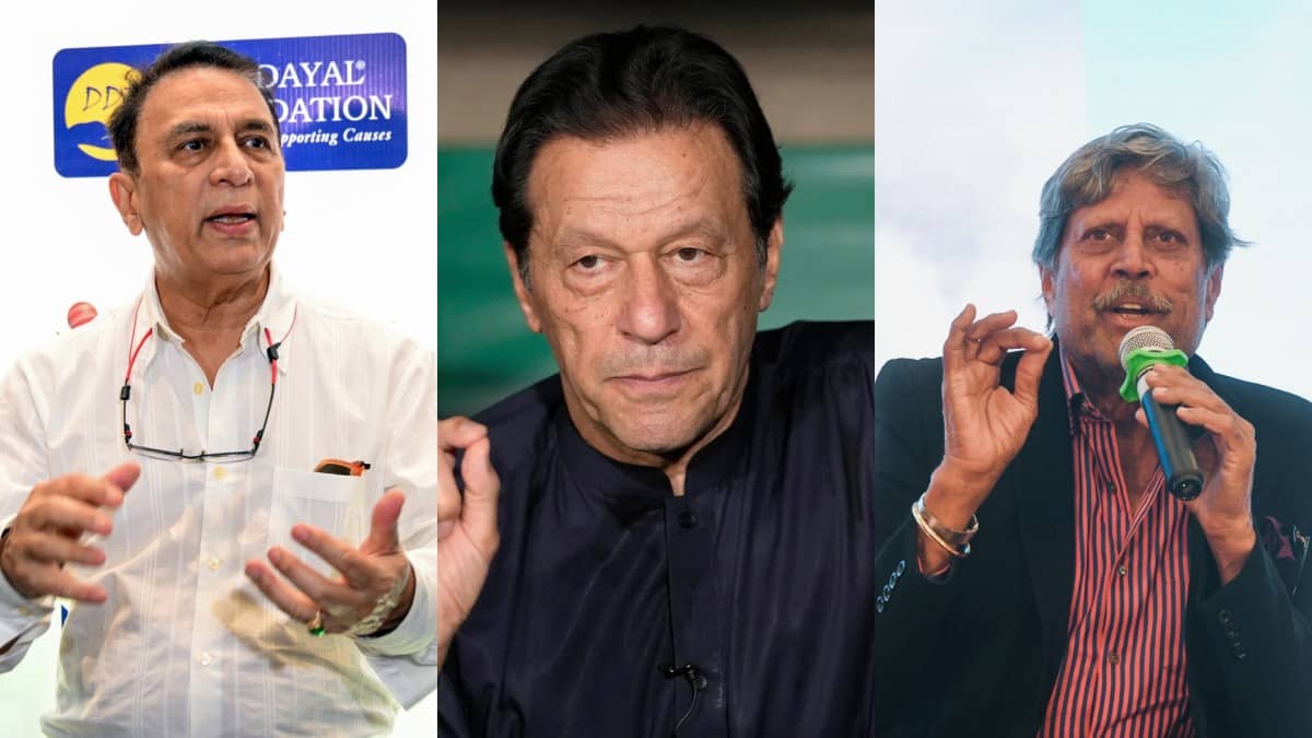 Imran Khan, Kapil Dev and Sunil Gavaskar