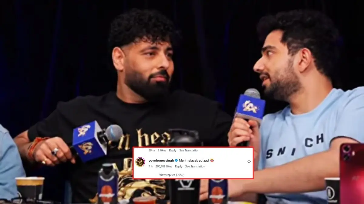 Yo Yo Honey Singh Calls Badshah 'Meri Nalayak Aulaad' Over Stage Name Claim At Samay Raina's India's Got Latent Yo Yo Honey Singh Calls Out Badshah