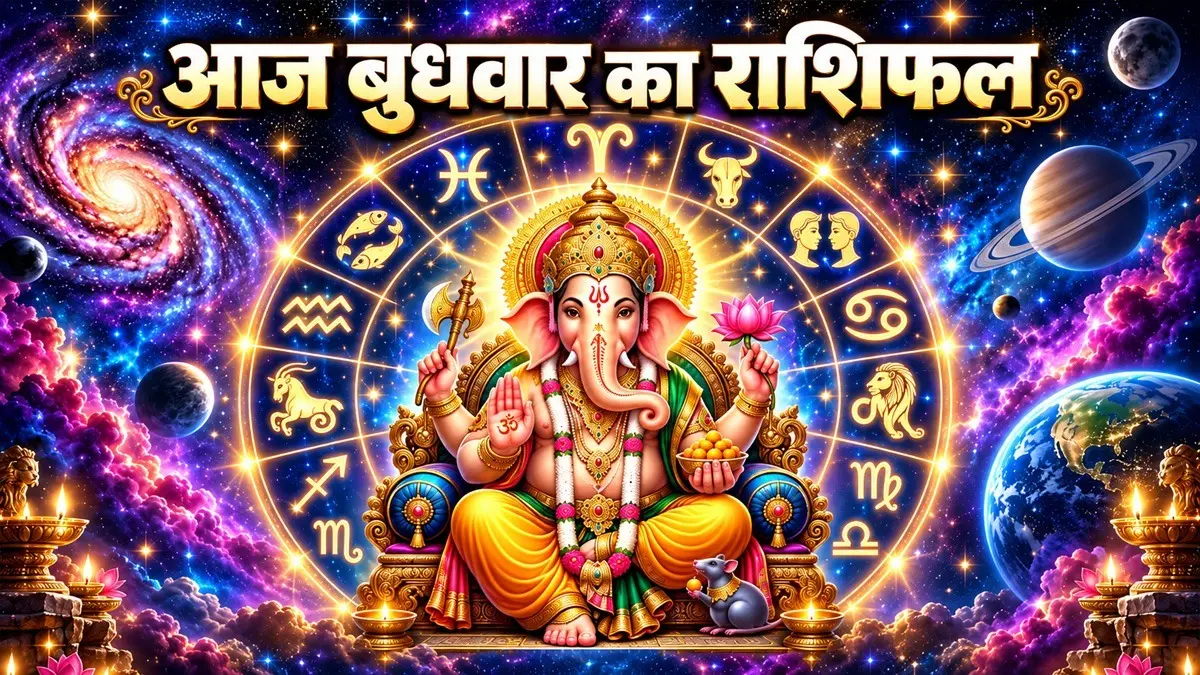 Aaj Ka Rashifal 16 September 2026: आज बुधवार के दिन मिथुन समेत इन 6 राशियों पर रहेगी भगवान गणेश की कृपा, होगा भाग्योदय; पढ़ें दैनिक राशिफल Aaj Ka Rashifal 16 September 2026: आज बुधवार के दिन मिथुन समेत इन 6 राशियों पर रहेगी भगवान गणेश की कृपा, होगा भाग्योदय; पढ़ें दैनिक राशिफल