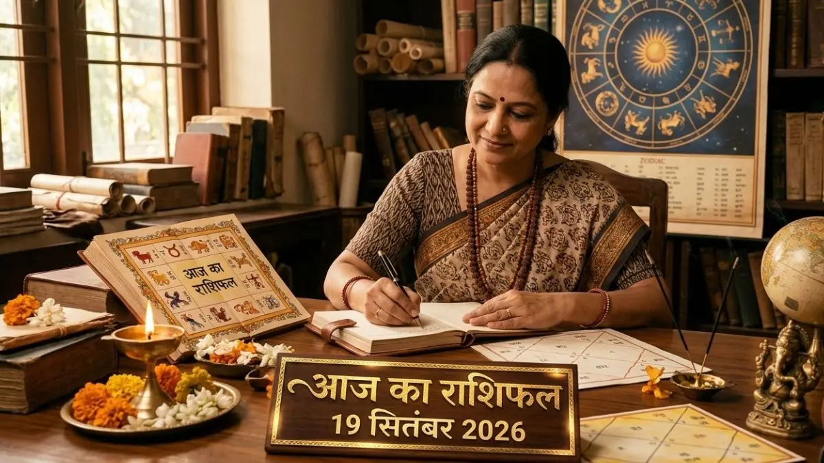 Aaj Ka Rashifal 19 सितंबर 2026: तुला राशि वालों को आज किस्मत का मिलेगा साथ, कर्क राशि वाले भावुक होकर कोई बड़ा फैसला न लें aaj ka rashifal