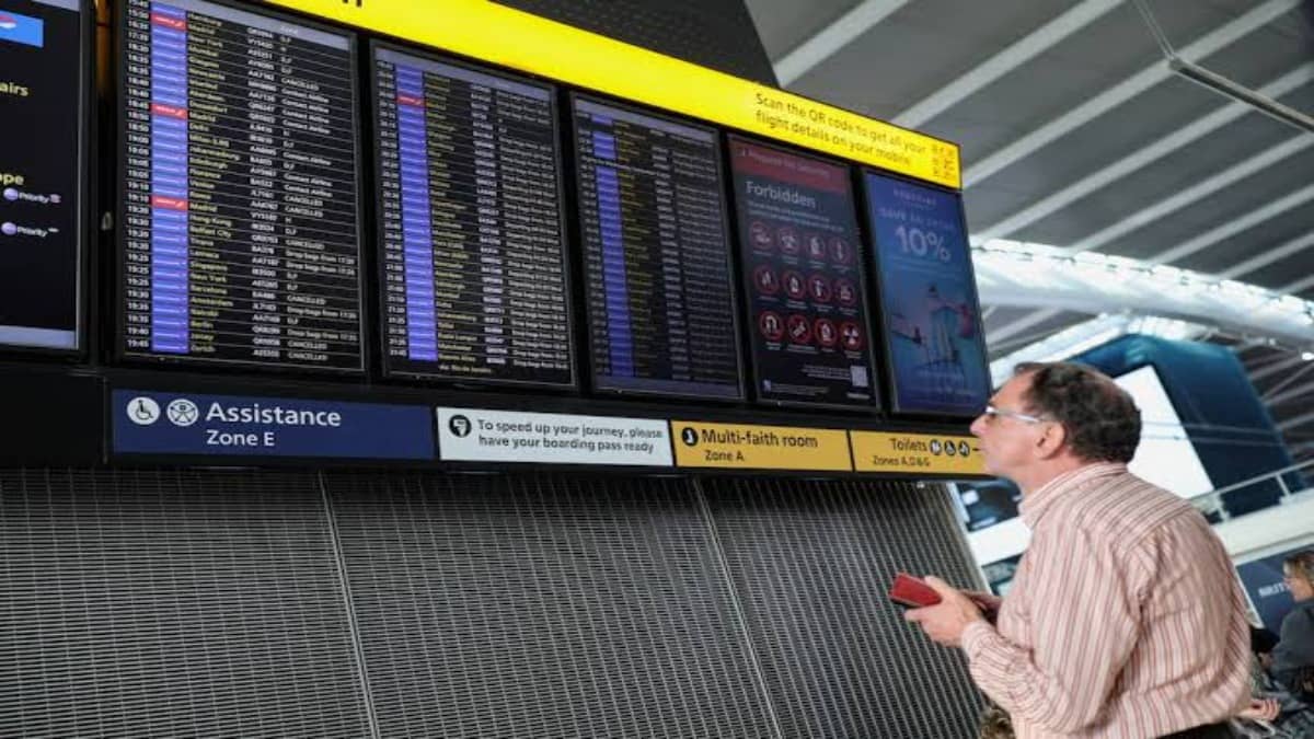 Air traffic control issue disrupts flights at major UK airports
