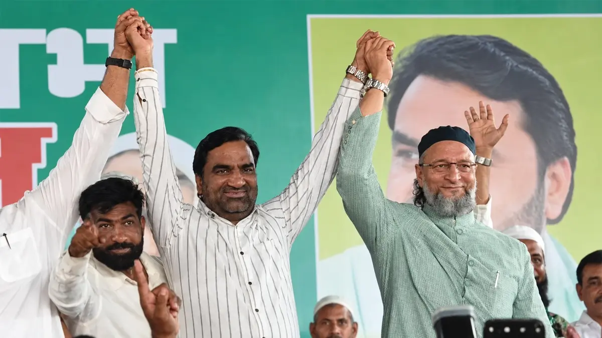 Rajasthan: निकाय चुनाव से पहले AIMIM और बेनीवाल की RLP के बीच हुआ गठबंधन, औवैसी ने मंच से BJP और कांग्रेस को दिए बड़े संकेत Alliance formed between AIMIM and Beniwals RLP