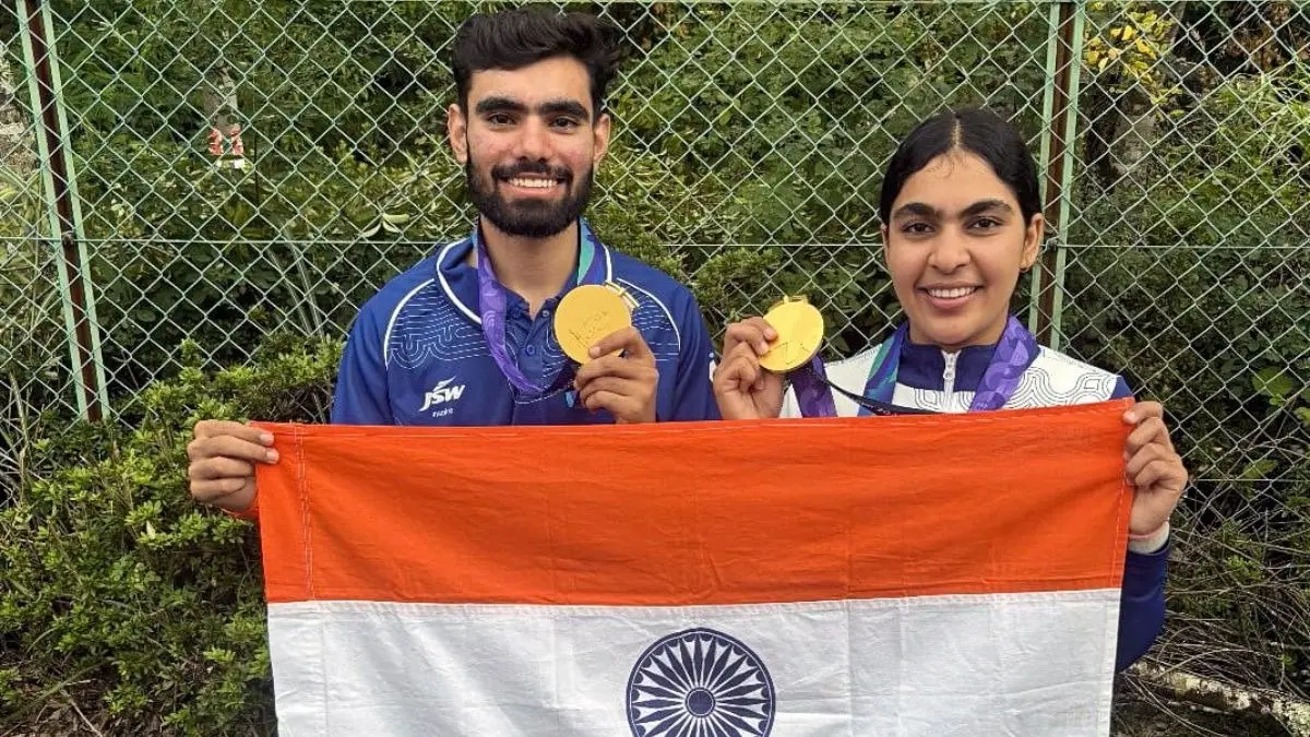 Asian Games 2026: 10 मीटर एयर पिस्टल मिक्सड में गोल्ड मेडल जीतने पर देश गदगद, खेल मंत्री मनसुख मंडाविया और सिंधिया ने कमलजीत और सुरुचि को दी बधाई Asian Games 2026 Suruchi-Kamaljeet strike gold
