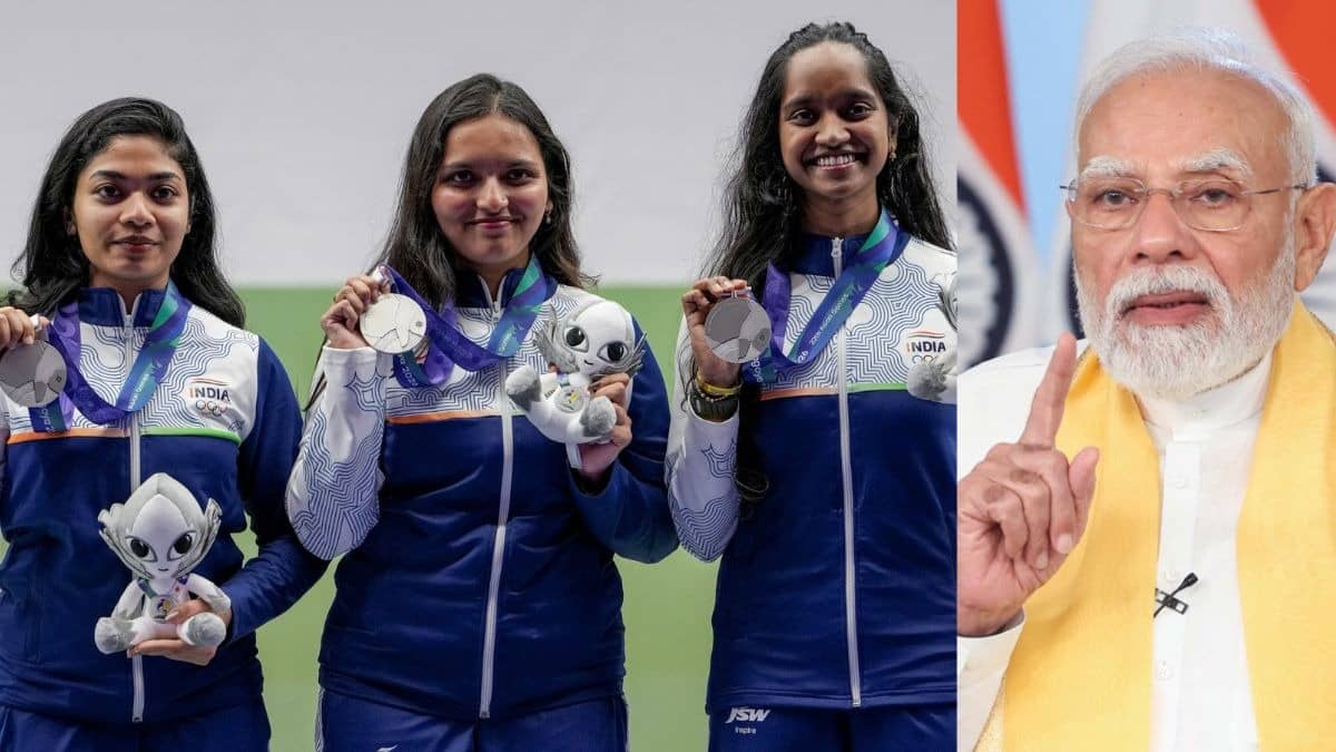 sian Games 2026: 10 मीटर एयर राइफल शूटिंग में भारत ने जीता सिल्वर मेडल, पीएम मोदी ने दी महिला टीम को बधाई, बोले यह बड़ी बात
