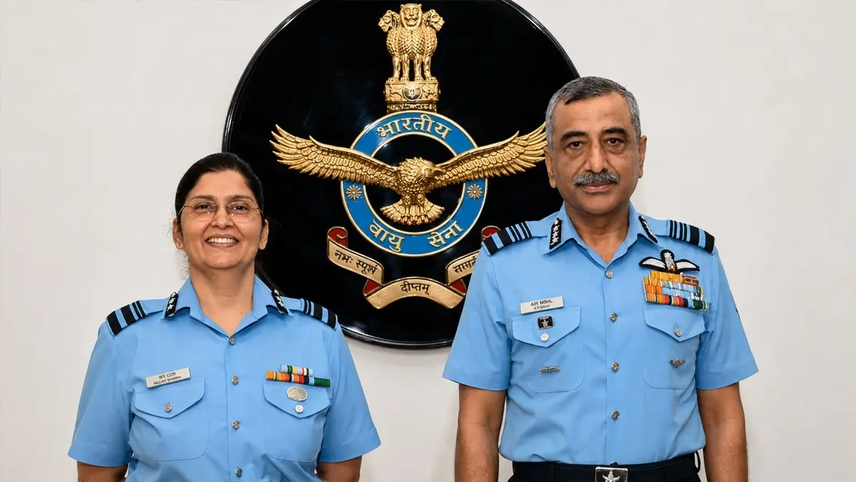 AVM Shakti Sharma Scripts History as First Woman Two-Star Officer in the Defence Services AVM Shakti Sharma Scripts History as First Woman Two-Star Officer in the Defence Services