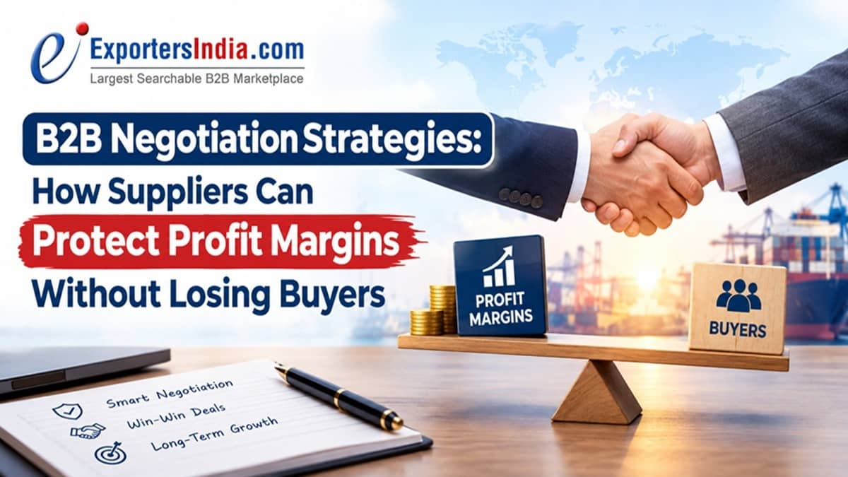 B2B Negotiation Strategies: How Suppliers Can Protect Profit Margins Without Losing Buyers