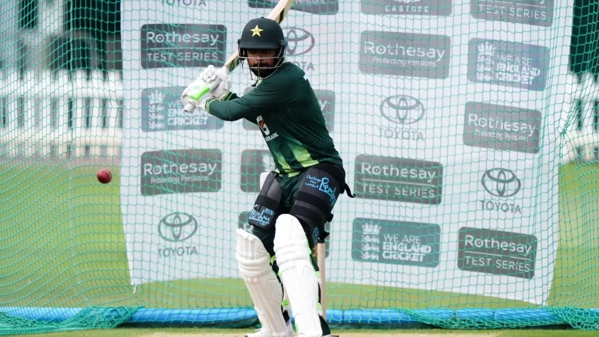 Amid Ongoing Turmoil, Captain Babar Azam’s Fever Sends Pakistan Into Panic Mode Ahead Of ENG vs PAK 3rd Test Babar Azam during a practice session