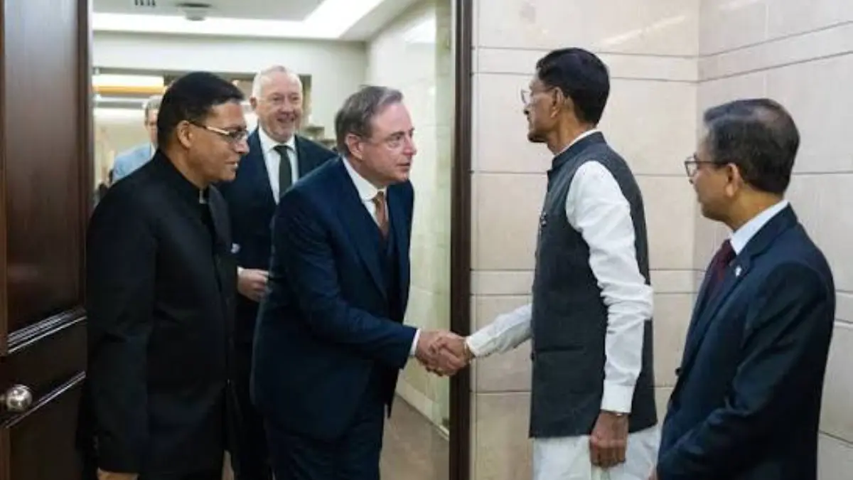 Belgian PM Bart De Wever Arrives in India for 3-Day Official Visit, to Hold Talks with PM Modi Belgian PM Bart De Wever Arrives in India for 3-Day Official Visit, to Hold Talks with PM Modi