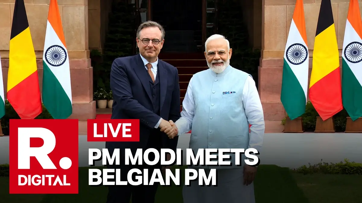 Belgian PM Bart De Wever Meets PM Modi, Pays Homage to Mahatma Gandhi at Rajghat Belgian PM Bart De Wever Meets PM Modi, Pays Homage to Mahatma Gandhi at Rajghat