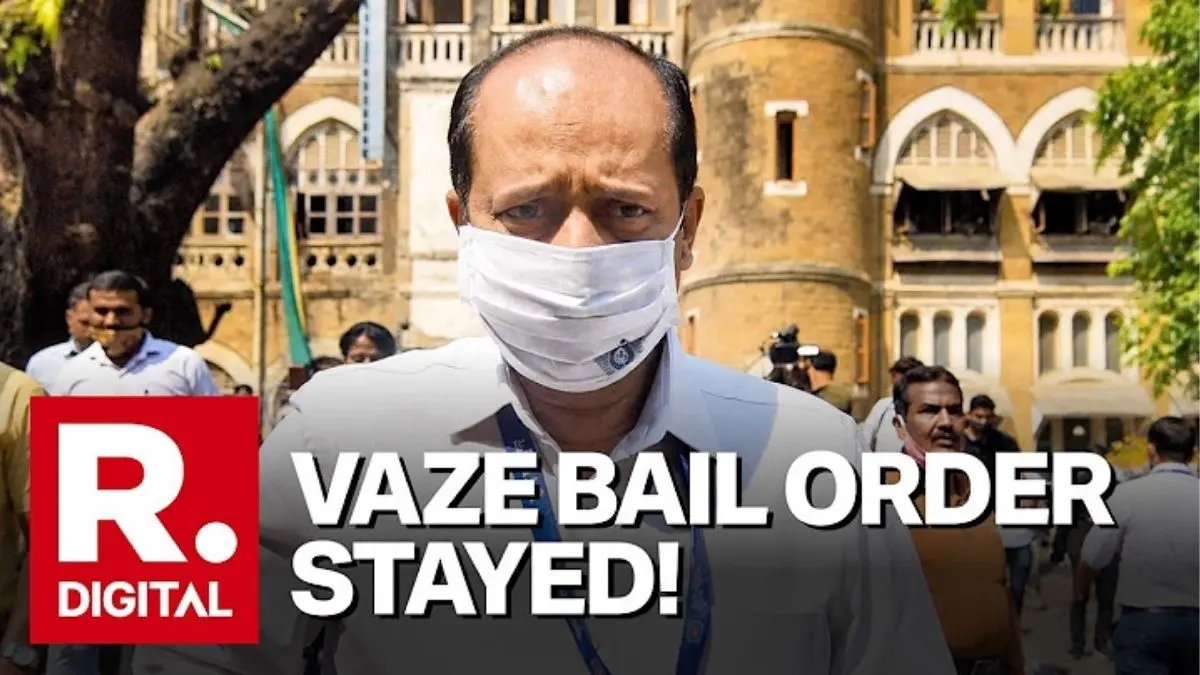 Big Antilia Twist: Bombay High Court Stays Tainted Cop Sachin Vaze's Bail, NIA Under Scanner Big Antilia Twist: Bombay High Court Stays Tainted Cop Sachin Vaze's Bail, NIA Under Scanner