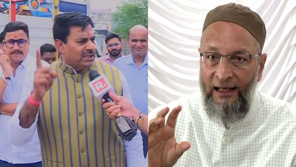 BJP MLA Rameshwar Sharma Asaduddin Owaisi