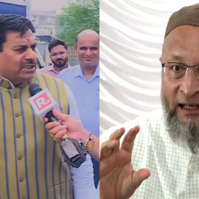 BJP MLA Rameshwar Sharma Asaduddin Owaisi