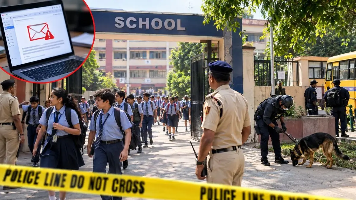 Breaking: दिल्ली के कई स्कूलों को बम से उड़ाने की धमकी, ईमेल आने के बाद खाली कराया गया परिसर, चप्पे-चप्पे की जांच में जुटी पुलिस Breaking: दिल्ली के कई स्कूलों को बम से उड़ाने की धमकी, ईमेल आने के बाद खाली कराया गया परिसर, चप्पे-चप्पे की जांच में जुटी पुलिस