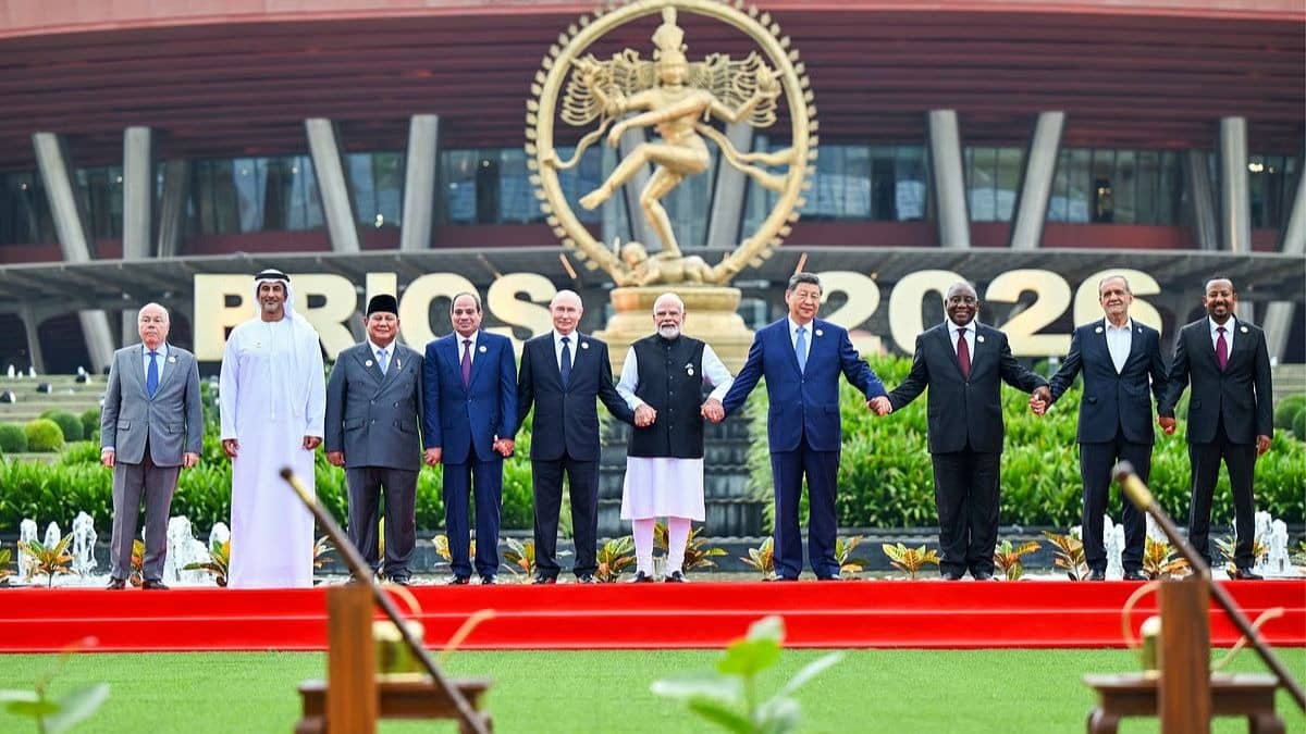 BRICS 2026 PM Modi and Xi Jinping meet New Delhi Declaration strong message to Western nations and condemned terrorism