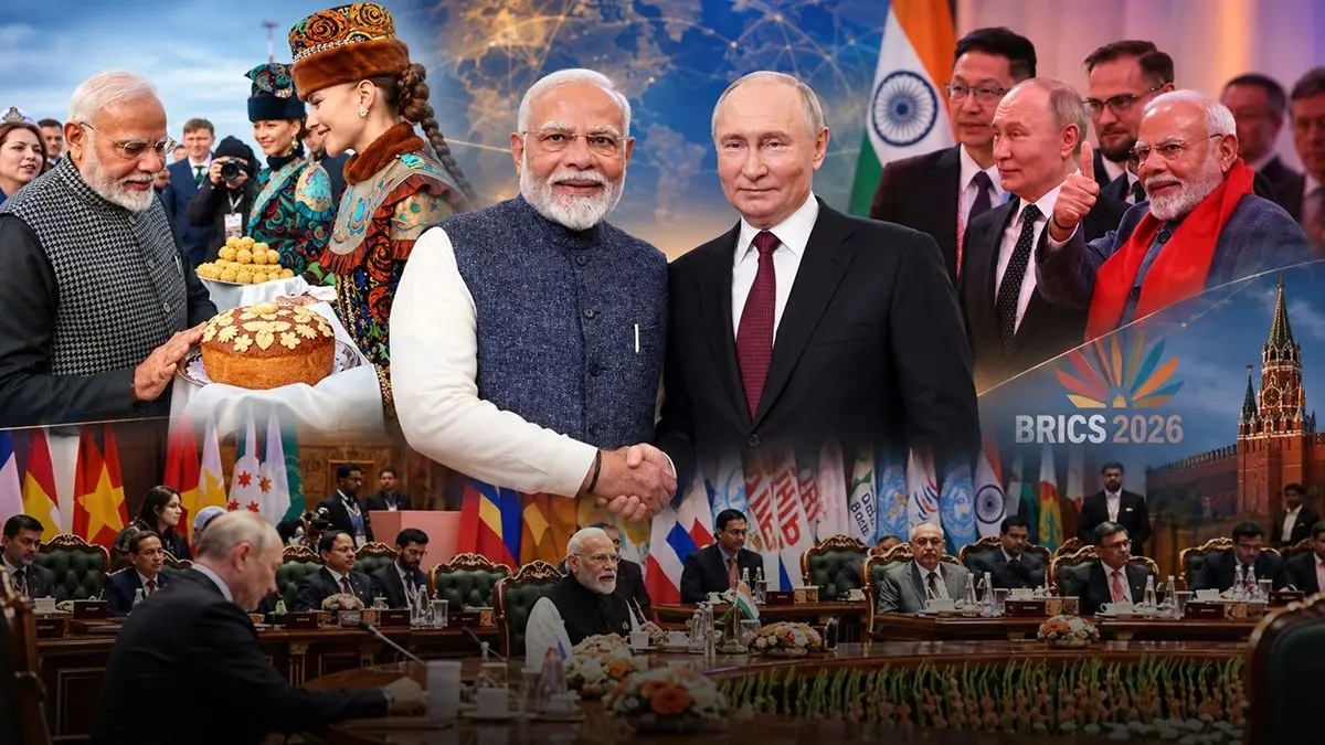 BRICS DINNER: ब्रिक्स शिखर सम्मेलन डिनर में विदेशी मेहमानों को क्या-क्या परोसा गया? जो राष्ट्रपति पुतिन को खूब भाया BRICS DINNER: ब्रिक्स शिखर सम्मेलन डिनर में विदेशी मेहमानों को क्या-क्या परोसा गया? जो राष्ट्रपति पुतिन को खूब भाया