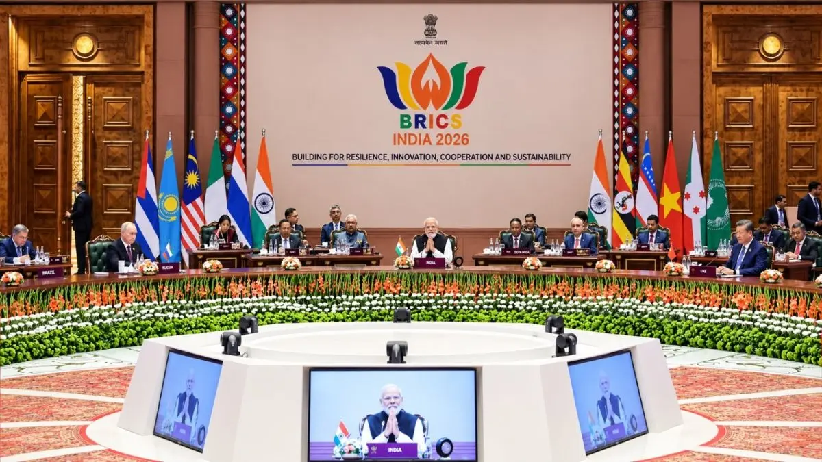 ब्रिक्स 2026 नई दिल्ली घोषणापत्र सर्वसम्मति से पास, जम्मू-कश्मीर आतंकी हमले की निंदा और एकतरफा टैरिफ पर जताई चिंता BRICS New Delhi Declaration expresses j-k-terror-attack