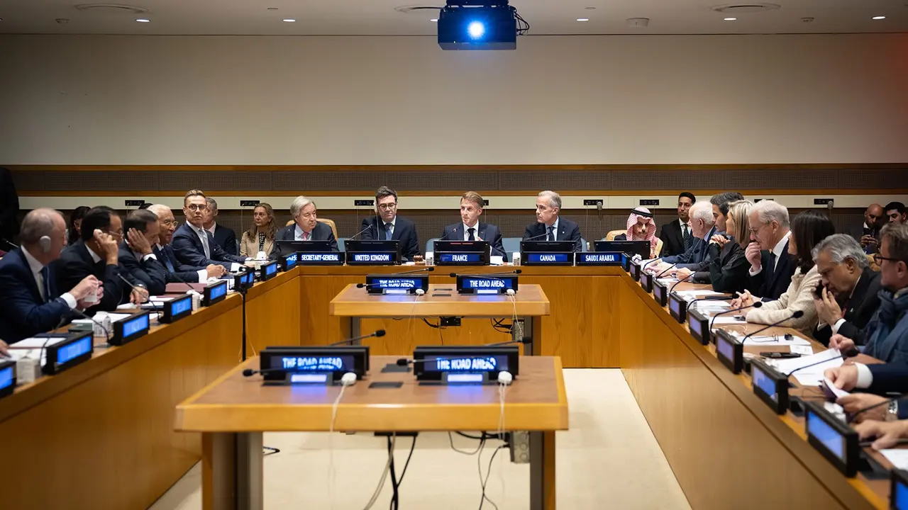 Carney, Guterres Call for Two-State Solution at UN Meeting on Lasting Israel-Palestine Peace Carney, Guterres Call for Two-State Solution at UN Meeting on Lasting Israel-Palestine Peace