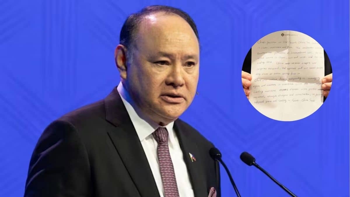 'Coercion, Bullying And Aggression': Philippines Defence Chief Hits Back At China After Note Sent Mid-Speech