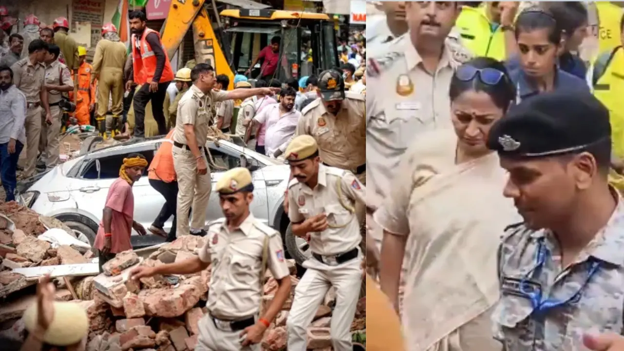 Delhi Building Collapse: सत्य निकेतन बिल्डिंग हादसे में मरने वालों की संख्या हुई दो, स्पॉट पर CM रेखा; अमित शाह ने रद्द किया गोवा कार्यक्रम Delhi Building Collapse 2 dead 5 critical cm rekha gupta on spot amit shah cancel goa visit