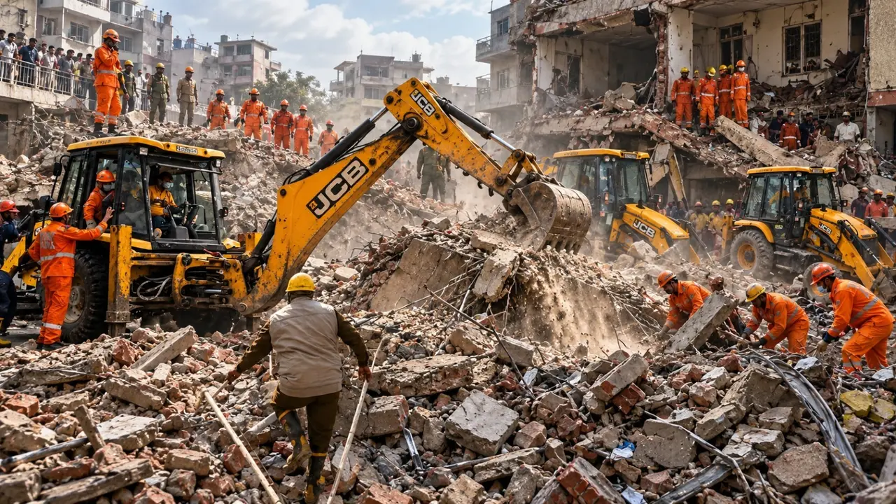 Delhi Building Collapse: 7 मौतें, 3 गिरफ्तारियां और 5 MCD अधिकारियों पर गिरी गाज... सत्य निकेतन हादसे के बाद अब तक क्या-क्या हुआ? जानिए सब कुछ Delhi Building Collapse: 7 मौतें, 3 गिरफ्तारियां और 5 MCD अधिकारियों पर गिरी गाज... सत्य निकेतन हादसे के बाद अब तक क्या-क्या हुआ? जानिए सब कुछ
