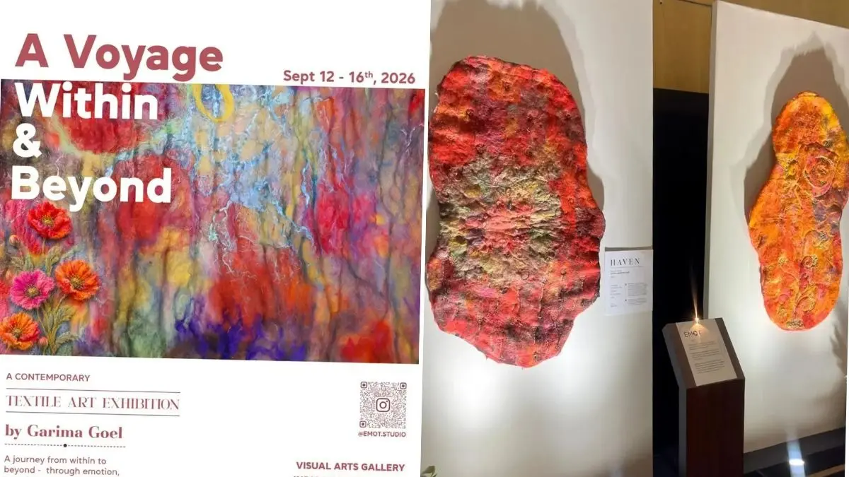 Wool Becomes a Language of Emotion at This Textile Art Exhibition Delhi textile exhibition